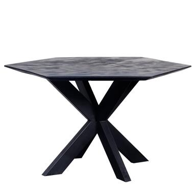 Table de salle à manger hexagonale Diamond - manguier noir - 140 cm product