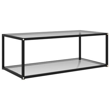 vidaXL Salontafel 100x50x35 cm gehard glas transparant product