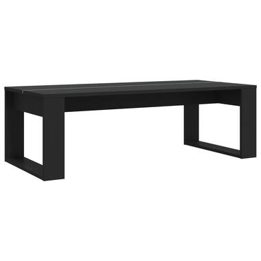 vidaXL Table basse Noir 110x50x35 cm Bois d'ingénierie product