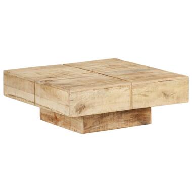 vidaXL - Salontafel - Bruin - Hout - 80 x 80 x 28 cm product