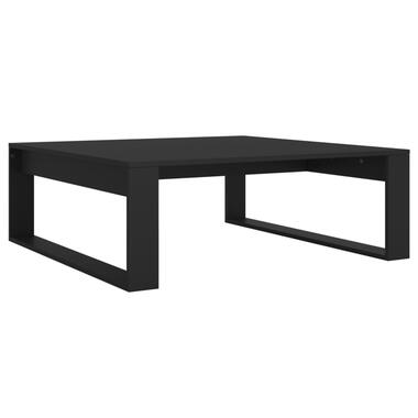 vidaXL Table basse Noir 100x100x35 cm Bois d’ingénierie product