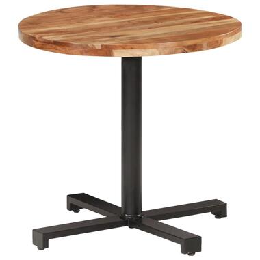 vidaXL Table de bistro Ronde Ø80x75 cm Bois d'acacia massif product