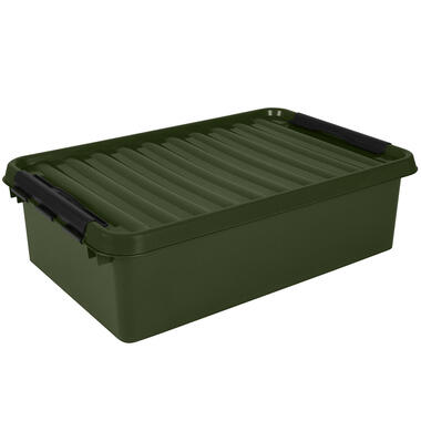 Q-line opbergbox recycled 32L groen zwart product