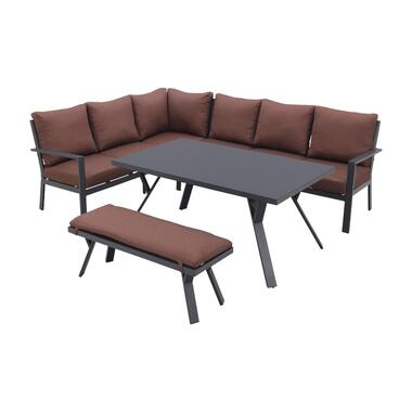 GI Sergio lounge dining set links - Black/Copper - 4-delig product