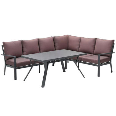GI Sergio lounge dining set 3-delig - Rechts - Black/Copper product