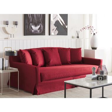 Beliani Housse pour canapé GILJA bezug - Rouge polyester product