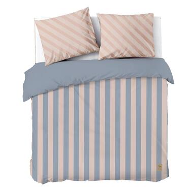 Dindi Home - Housse de couette Chunky Stripes - 200x220 cm - Bleu / Rose product