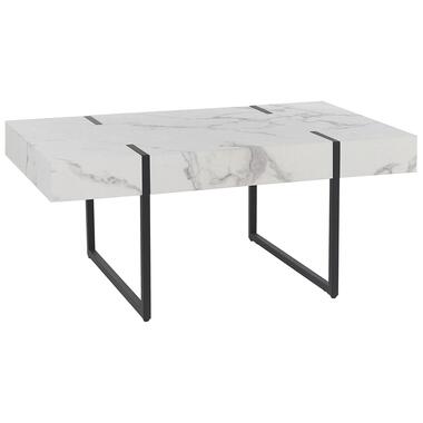 Table basse effet marbre blanc et noir MERCED product