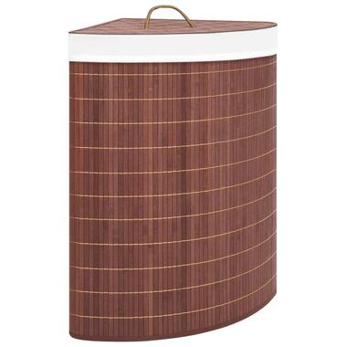 vidaXL Panier à linge d'angle Bambou Marron 60 L product