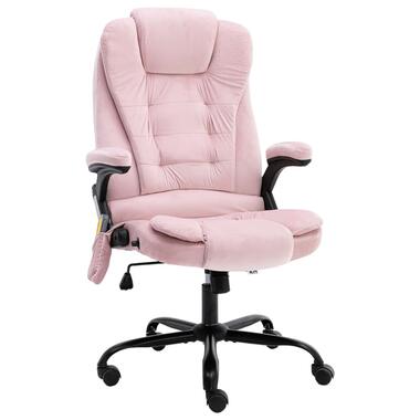 vidaXL Chaise de bureau de massage Rose Velours product