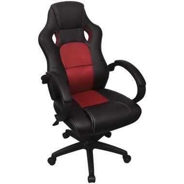 vidaXL Chaise de bureau en cuir artificiel Rouge product