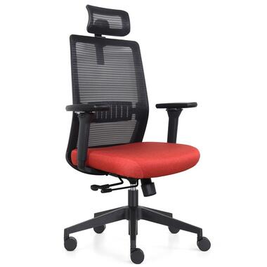 Chaise de bureau Napoli Deluxe 4D - NEN-EN 1335 - Rouge product