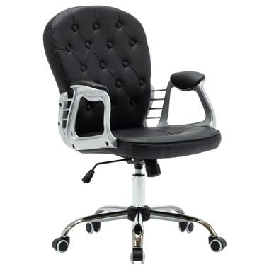 vidaXL Chaise de bureau pivotante Noir Similicuir product
