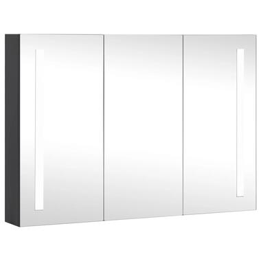 vidaXL Armoire de salle de bain à miroir LED 89x14x62 cm product
