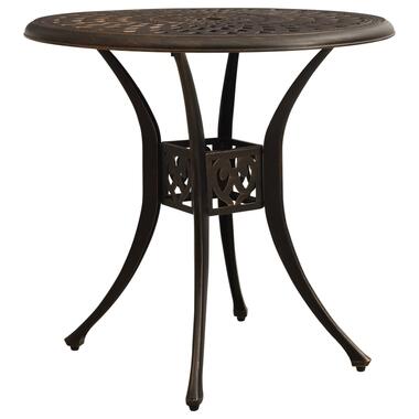 vidaXL Table de jardin Bronze 78x78x72 cm Aluminium coulé product