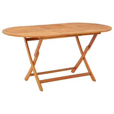 vidaXL Table pliable de jardin 160x85x75 cm Bois d'eucalyptus massif product