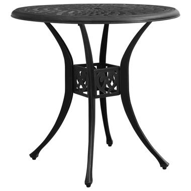 vidaXL Table de jardin Noir 78x78x72 cm Aluminium coulé product
