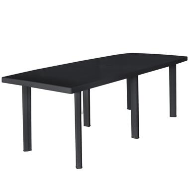 vidaXL Table de jardin Anthracite 216x90x72 cm Plastique product
