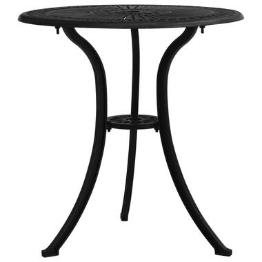 vidaXL Table de jardin Noir 62x62x65 cm Aluminium coulé product