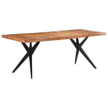 vidaXL - Eettafel - Wit - Hout - 200 x 90 x 76 cm product