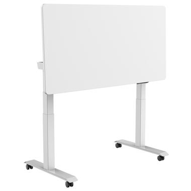 Bureau pliable, mobile et réglable électriquement - 160x80 cm - Blanc product