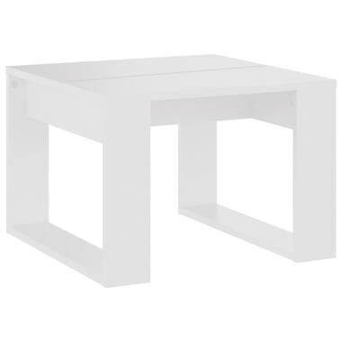 vidaXL Table d'appoint Blanc 50x50x35 cm Bois d’ingénierie product