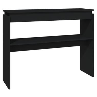 vidaXL Table console Noir 102x30x80 cm Aggloméré product