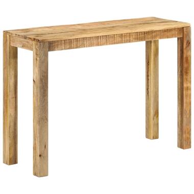 vidaXL Wandtafel 110x35x76 cm ruw mangohout product