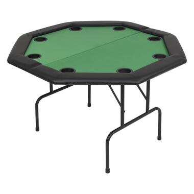 vidaXL Table de poker pliable pour 8 joueurs 2 plis Octogonale Vert product
