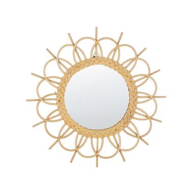 Miroir avec cadre en rotin en forme de soleil ⌀ 60 cm naturel TELAKIA product