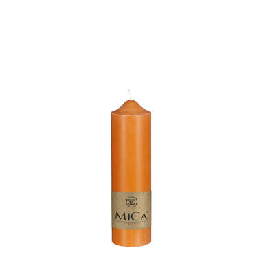 Mica Decorations Bougie - H25 x Ø7 cm - Orange product