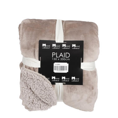 In the Mood Mardy Fleece Plaid - L200 x B150 cm - Beige product