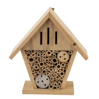 Cosy @ Home Vlinderhuis - hout - insectenhotel - 19 cm product