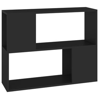 vidaXL Tv-meubel 80x24x63 cm bewerkt hout zwart product