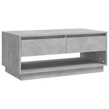 vidaXL Salontafel 102,5x55x44 cm bewerkt hout betongrijs product