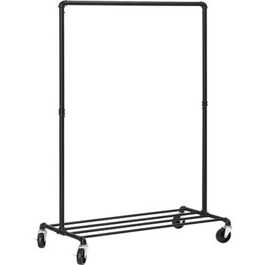 Porte-manteaux sur roulettes - Porte-manteaux en métal - Noir - 100x49x163 product