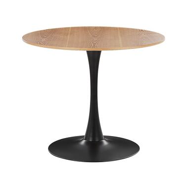 Table à manger ronde ⌀ 90 cm bois clair / support noir BOCA product