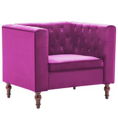 vidaXL Fauteuil inclinables Violet Velours product