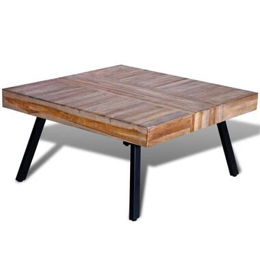 vidaXL Table basse carrée Bois de teck de récupération product