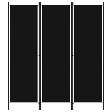 vidaXL Cloison de séparation 3 panneaux Noir 150x180 cm product