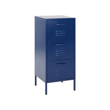 Commode à 3 tiroirs en métal bleu marine WOSTOK product