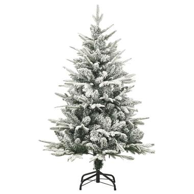 vidaXL Sapin de Noël artificiel à flocons de neige Vert 120 cm PVC/PE product