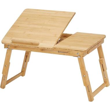 Parya Home - Table pour ordinateur portable en bois - Bambou - Marron product