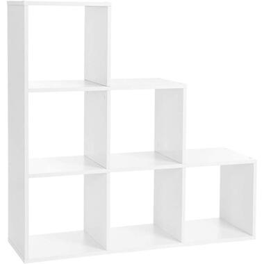 Parya Home Bibliothèque - 6 compartiments - blanc product