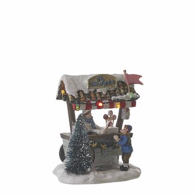 LuVille Village de Noël Miniature Stand de bonbons - L9.5 x l8 x H10 product