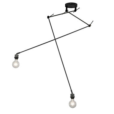 QAZQA hanglamp Blitz zwart E27 product