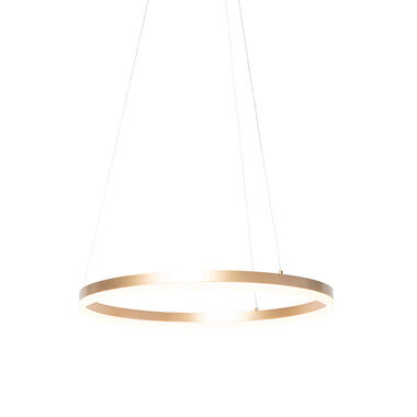 Qazqa hanglamp anello goudkleurig geïntegreerde led product