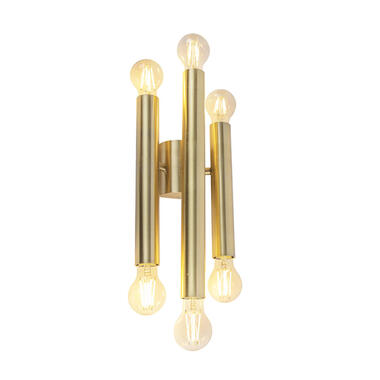 Qazqa applique murale chic hôtel dorée 6 lampes - tubi product