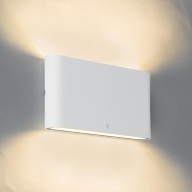 Qazqa applique d&#39;extérieur moderne blanche 17,5 cm avec led ip65 - batt product