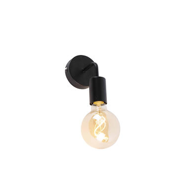 QAZQA wandlamp Facile zwart E27 product